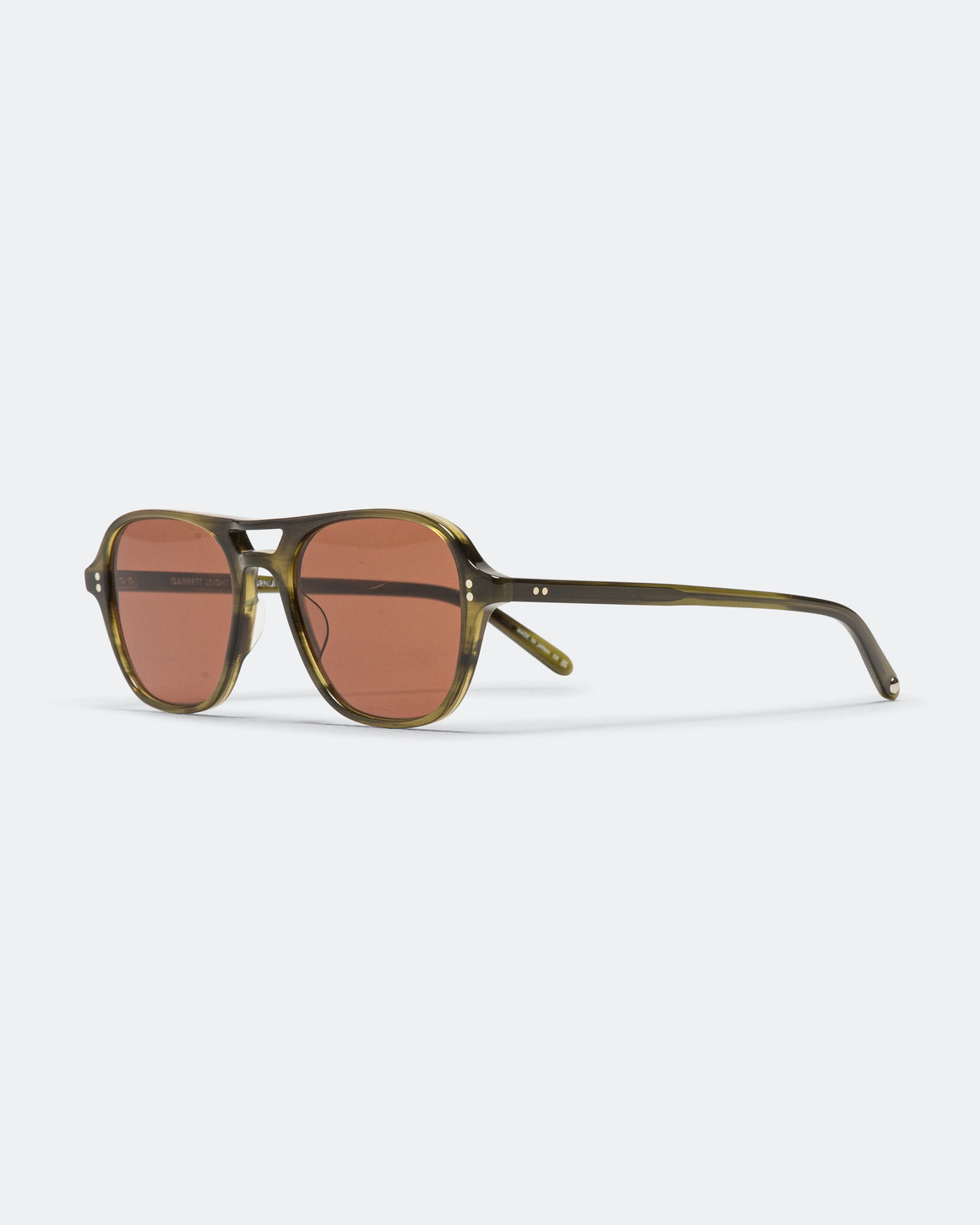 Garrett Leight - Doc Sun 51 - Willow/Semi-Flat Oak - UP THERE
