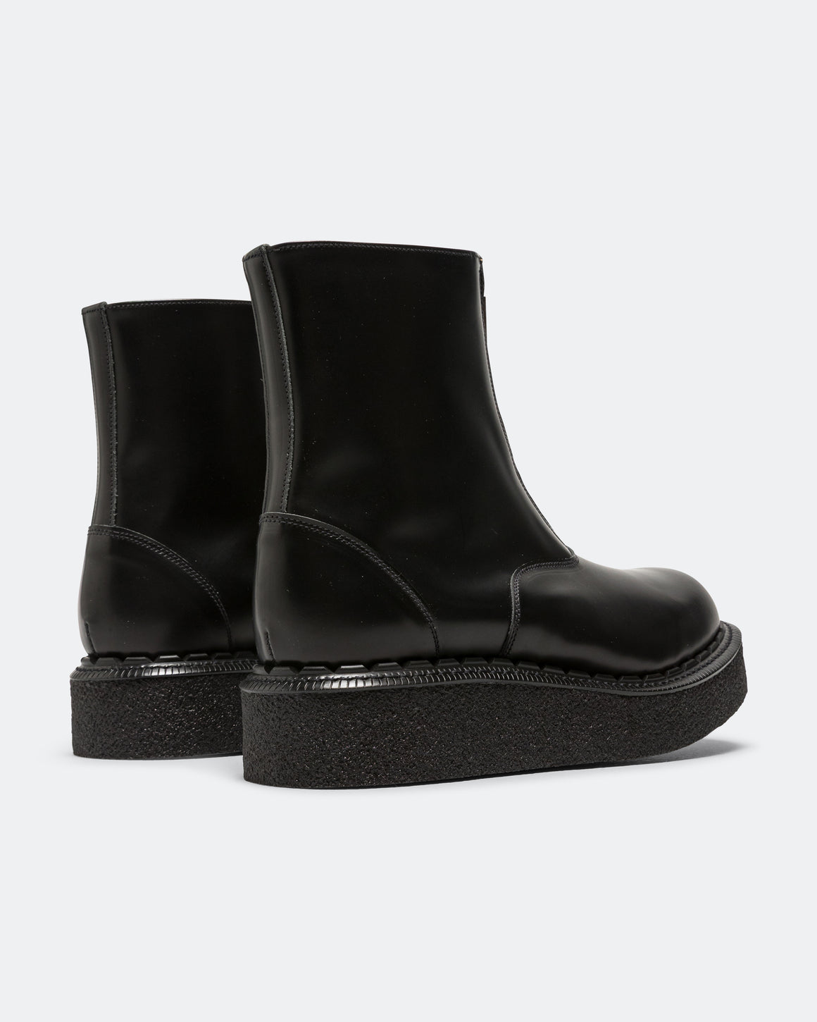 Comme des Garcons Homme Plus - Cowhide Front Zip Boots x George Cox - UP THERE