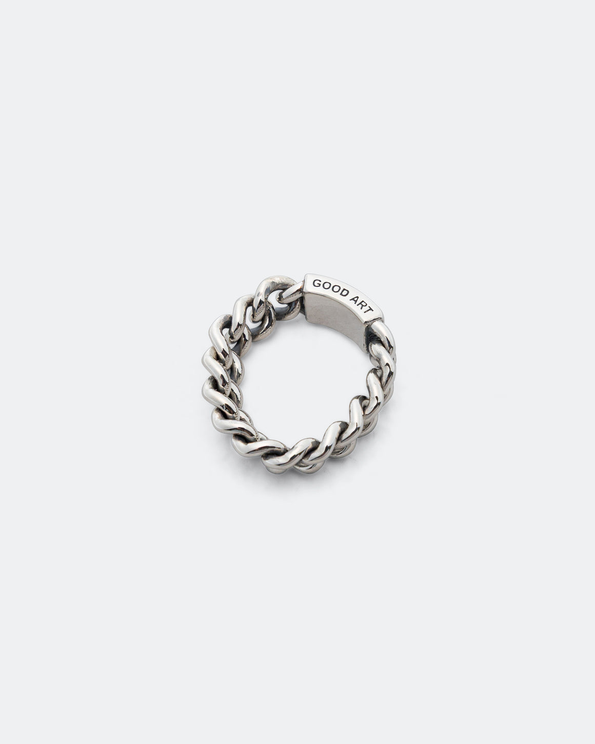 Good Art Hlywd - Curb Chain ID Ring - Smooth - A - UP THERE