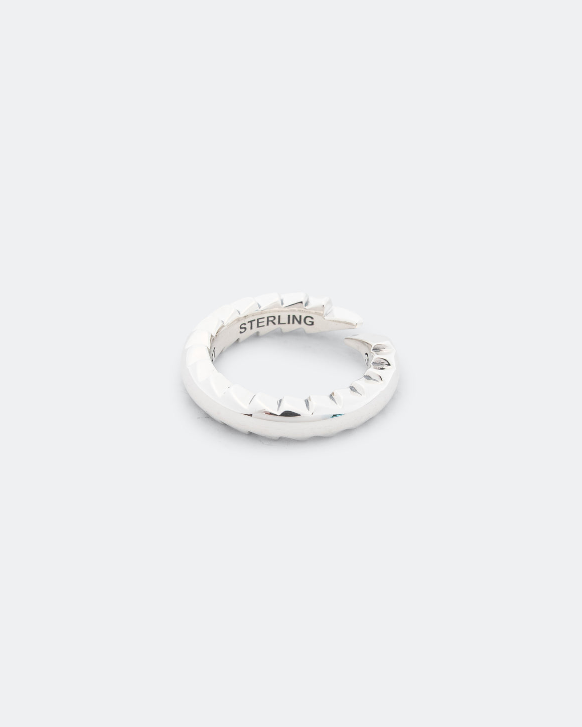 Good Art Hlywd - Long Shazam! 2A Ring Smooth - 925 Silver - UP THERE