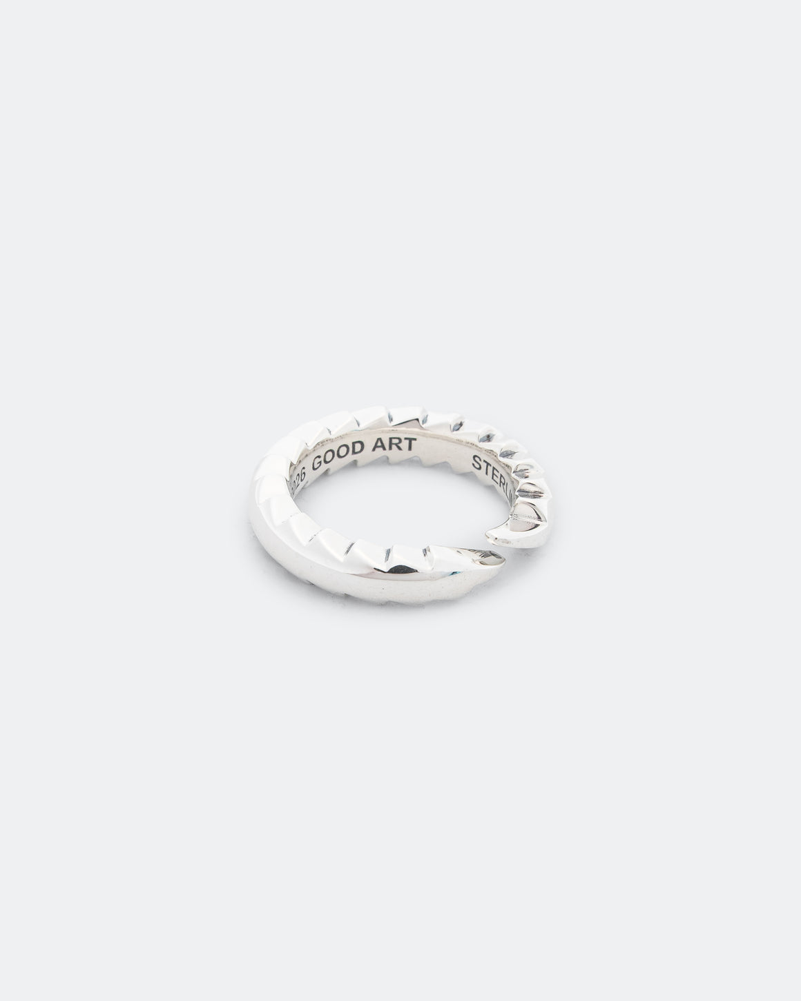 Good Art Hlywd - Long Shazam! 2A Ring Smooth - 925 Silver - UP THERE