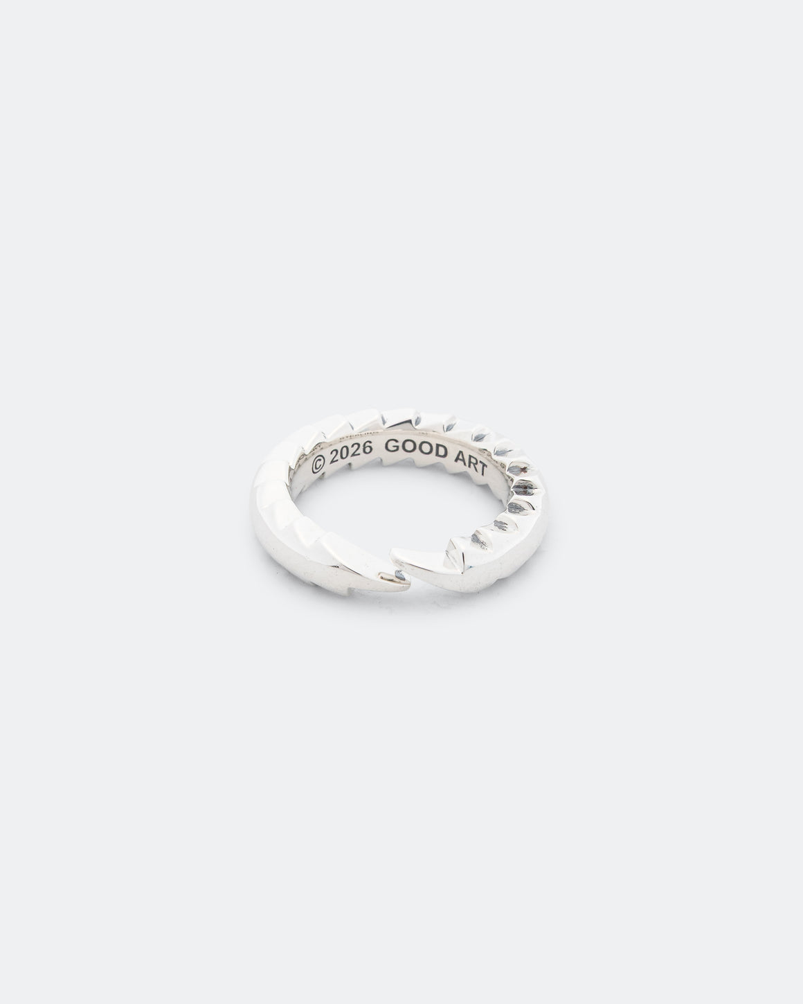Good Art Hlywd - Long Shazam! 2A Ring Smooth - 925 Silver - UP THERE