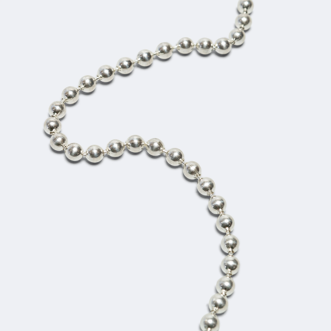 Ball Chain Necklace Goosebumps - A - 925 Silver