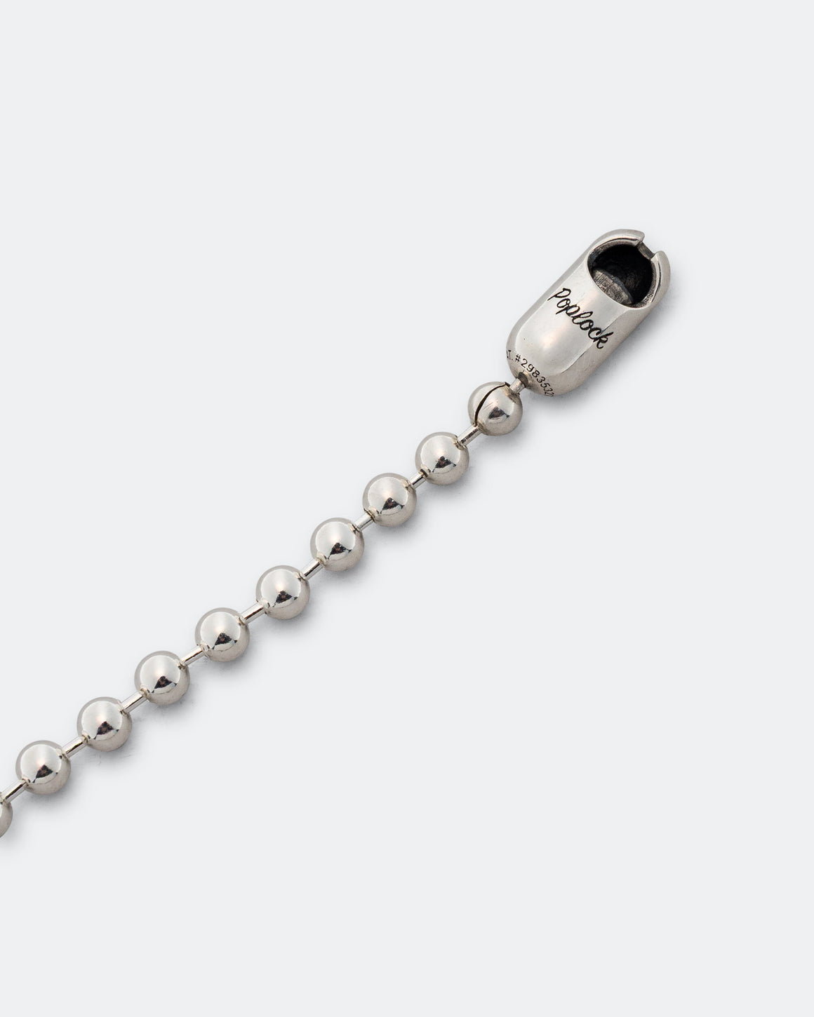 Good Art Hlywd - Poplock Ball Chain Bracelet - Logo - 925 Silver - UP THERE