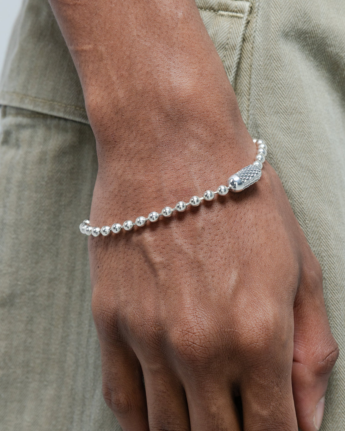 Good Art Hlywd - Poplock Bracelet Goosebumps - 925 Silver - UP THERE