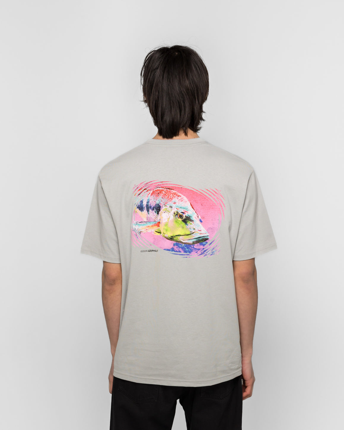 Gramicci - Bass Tee - Mist - UP THERE