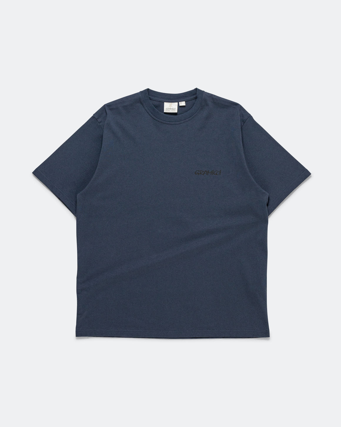 Gramicci - Bass Tee - Navy - UP THERE