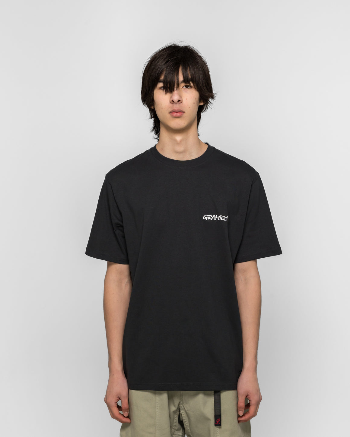 Gramicci - Bass Tee - Vintage Black - UP THERE