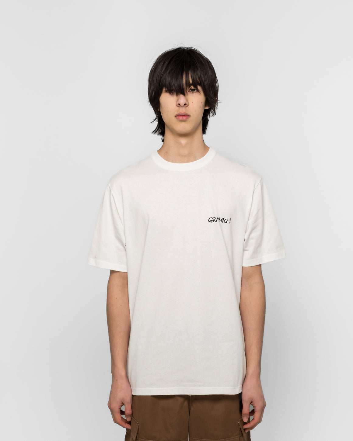Gramicci - Bass Tee - White - UP THERE