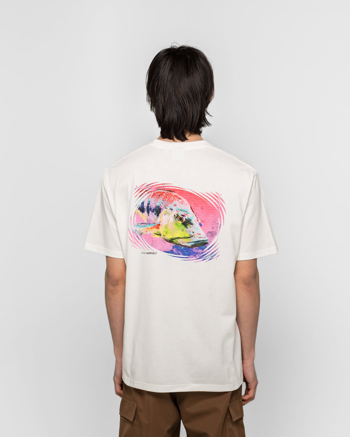 Gramicci - Bass Tee - White - UP THERE