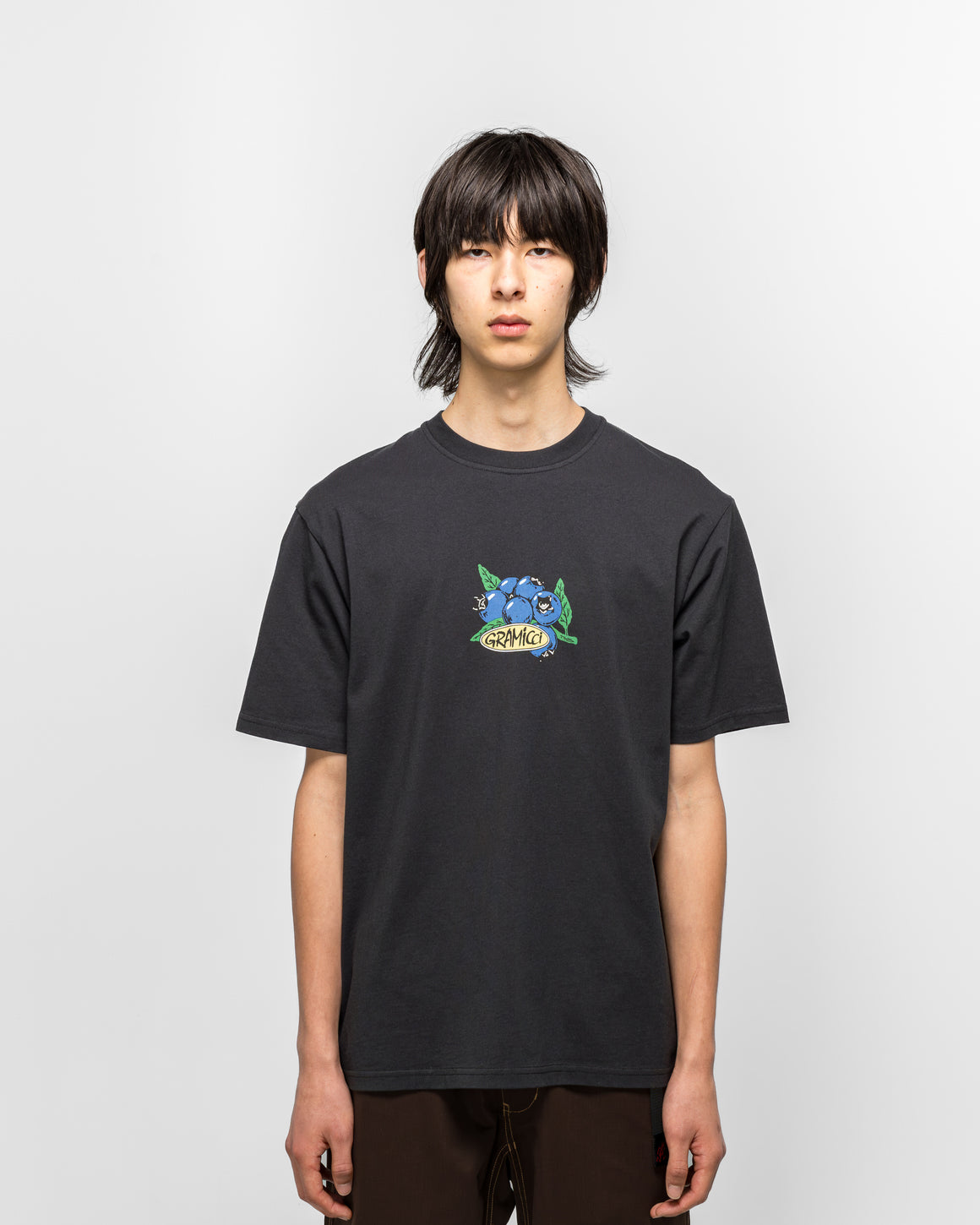 Gramicci - Blueberry Tee - Vintage Black - UP THERE
