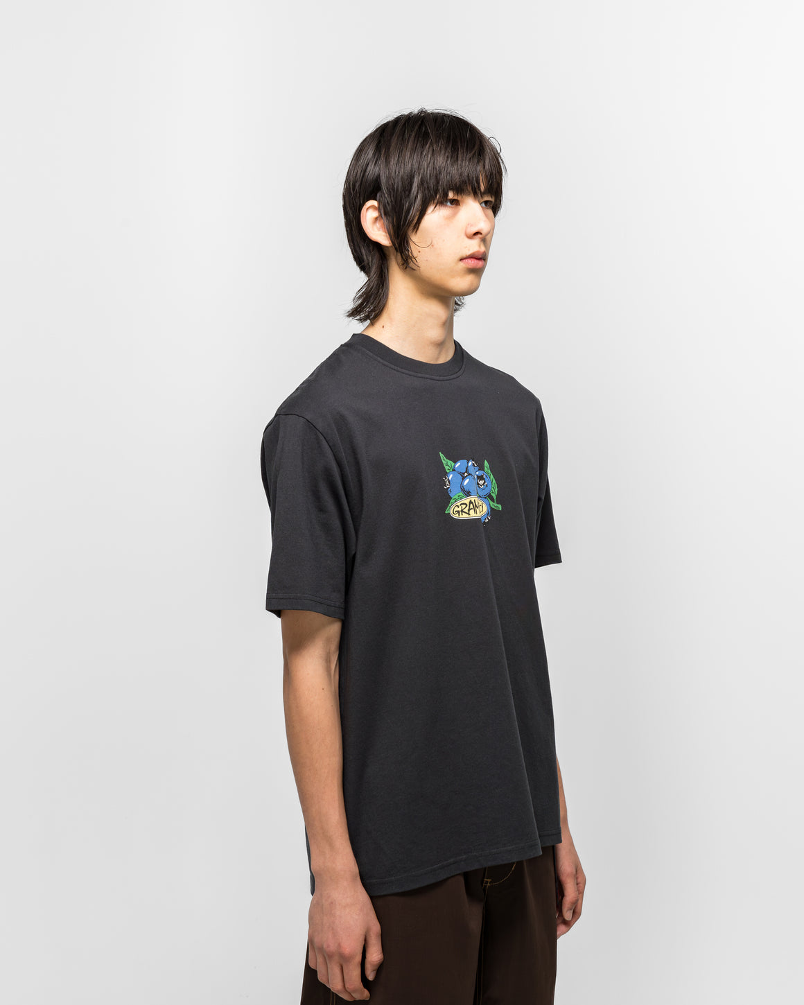 Gramicci - Blueberry Tee - Vintage Black - UP THERE