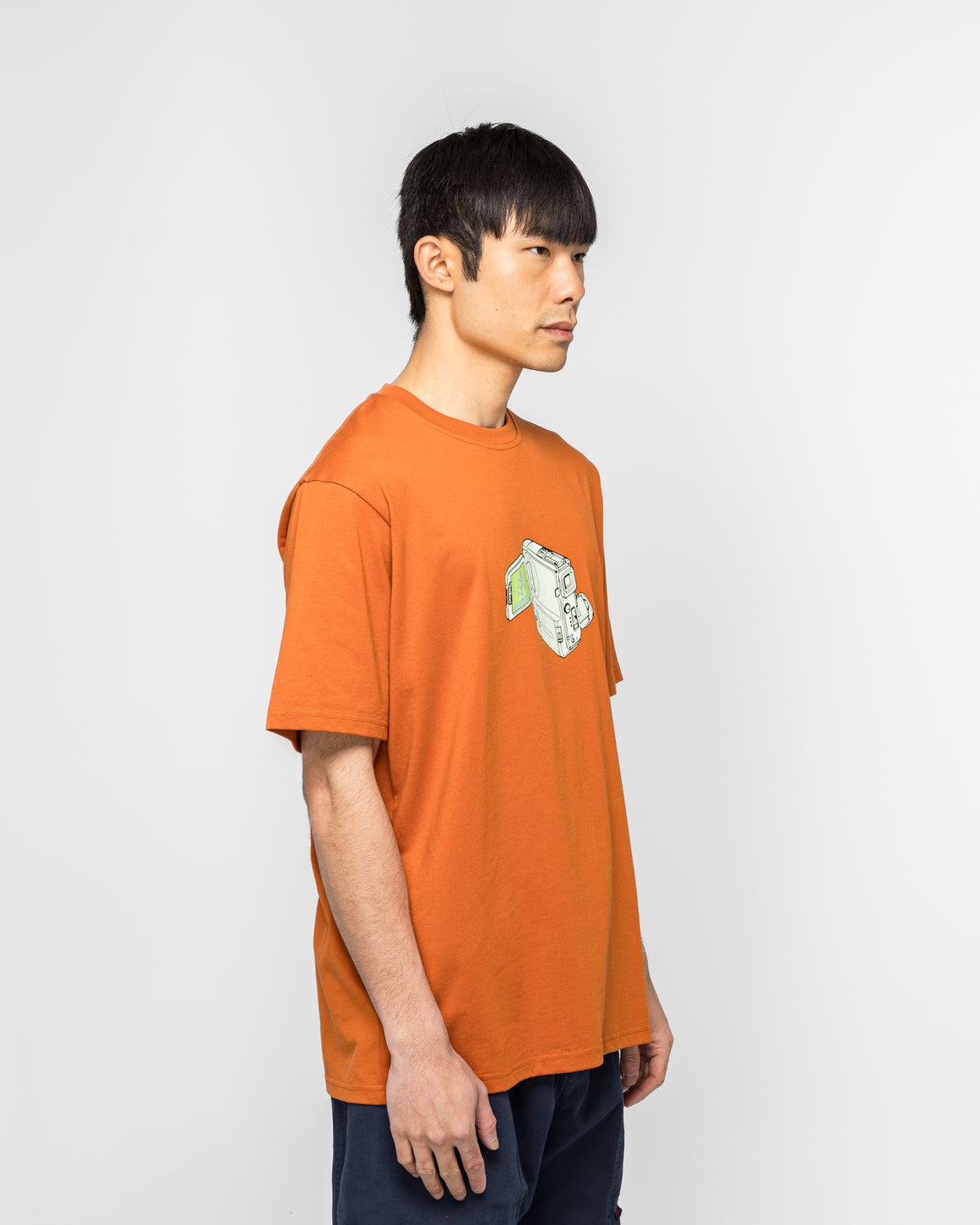 Gramicci - Camcorder Tee - Burnt Orange - UP THERE