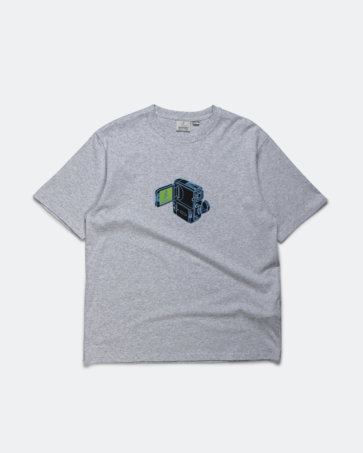 Gramicci - Camcorder Tee - Heather Ash - UP THERE