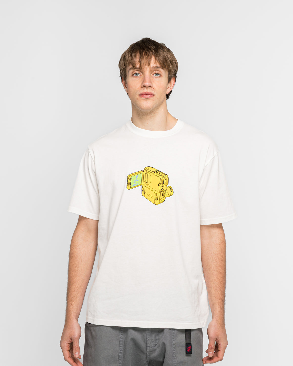 Gramicci - Camcorder Tee - White - UP THERE