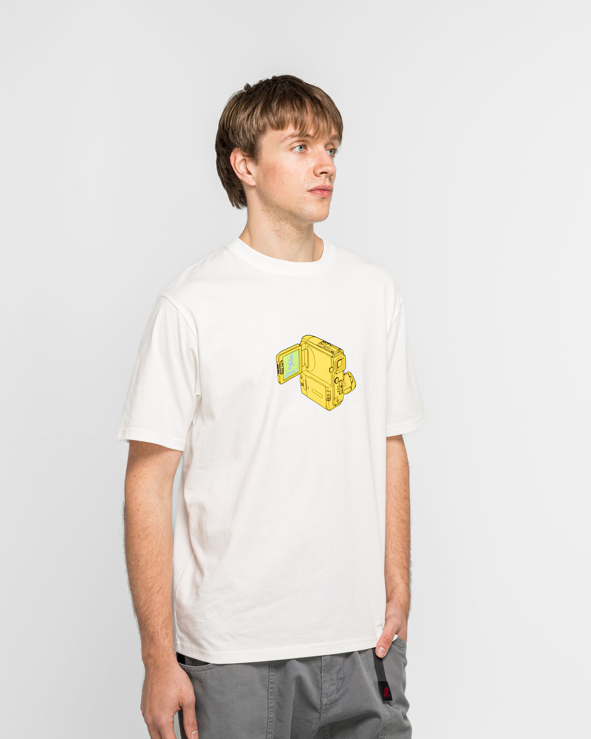 Gramicci - Camcorder Tee - White - UP THERE
