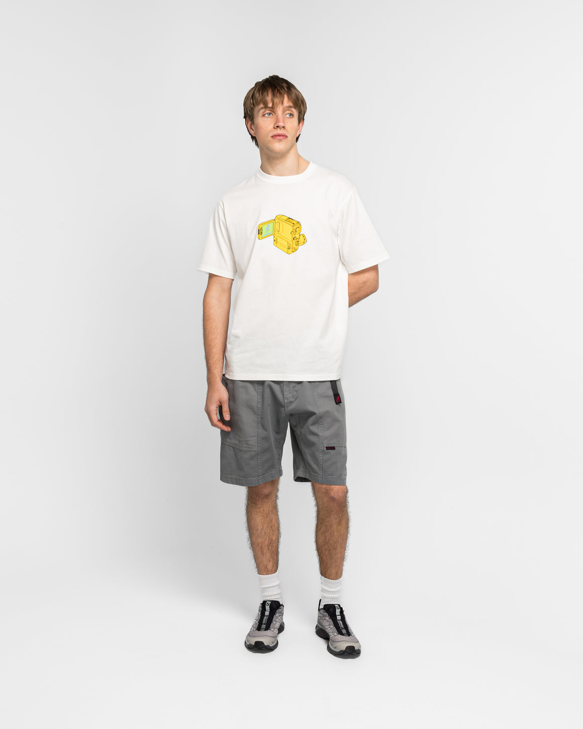 Gramicci - Camcorder Tee - White - UP THERE