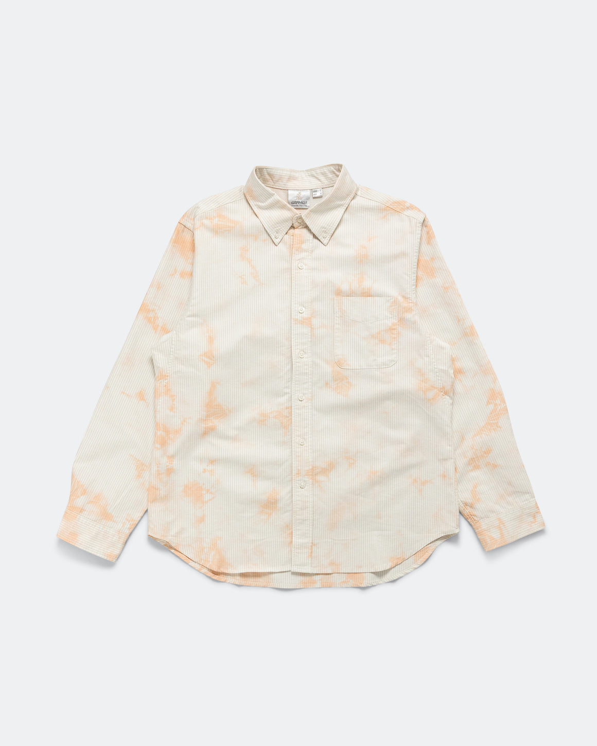 Gramicci - Classic Oxford Bleached Shirt - Stripe - UP THERE