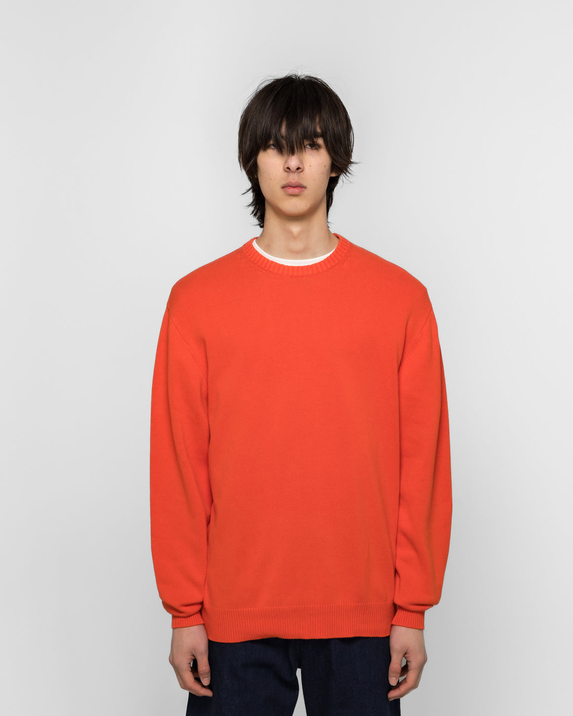 Gramicci - Cotton Knit Crew - Cayenne - UP THERE