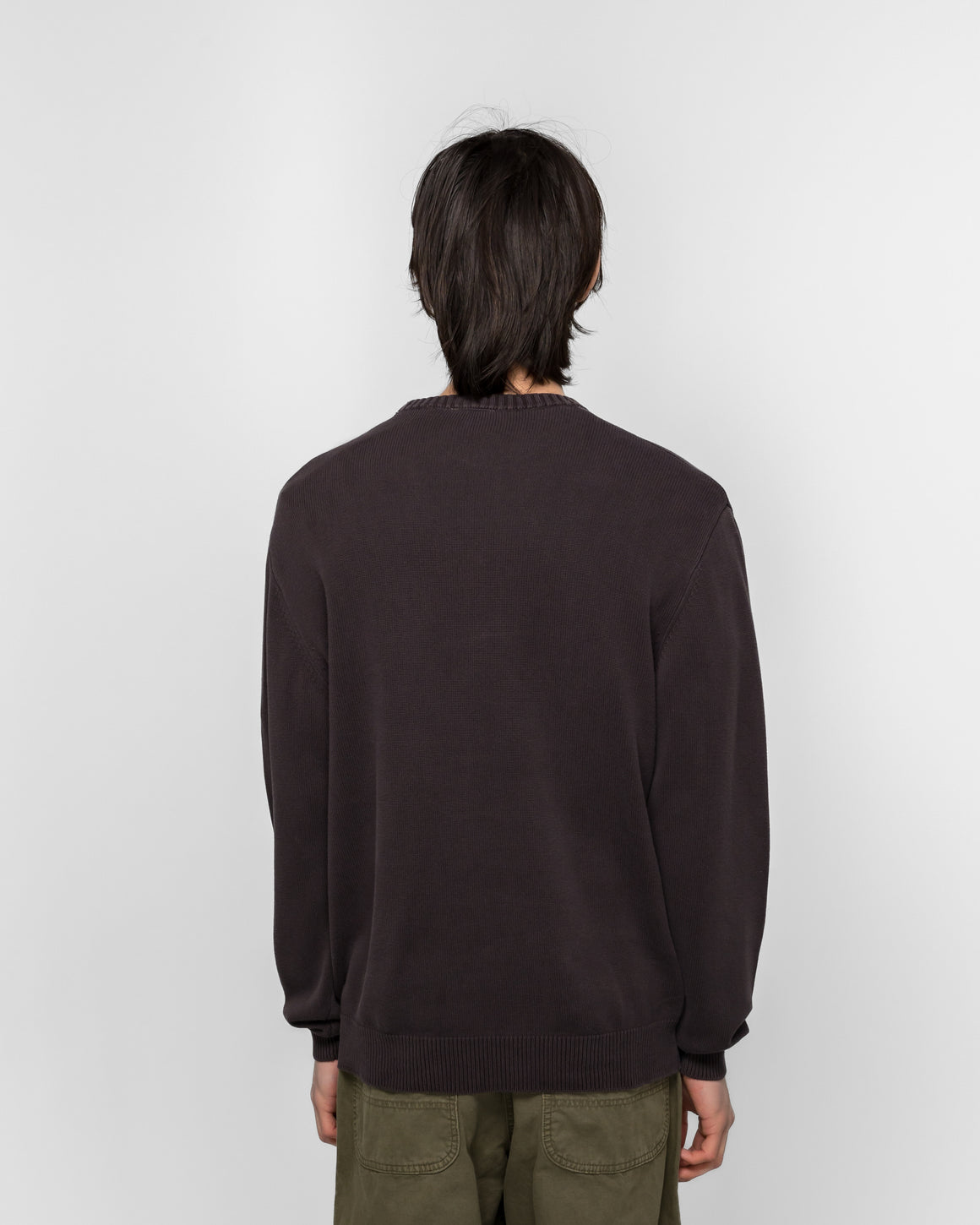 Gramicci - Cotton Knit Crew - Charcoal - UP THERE