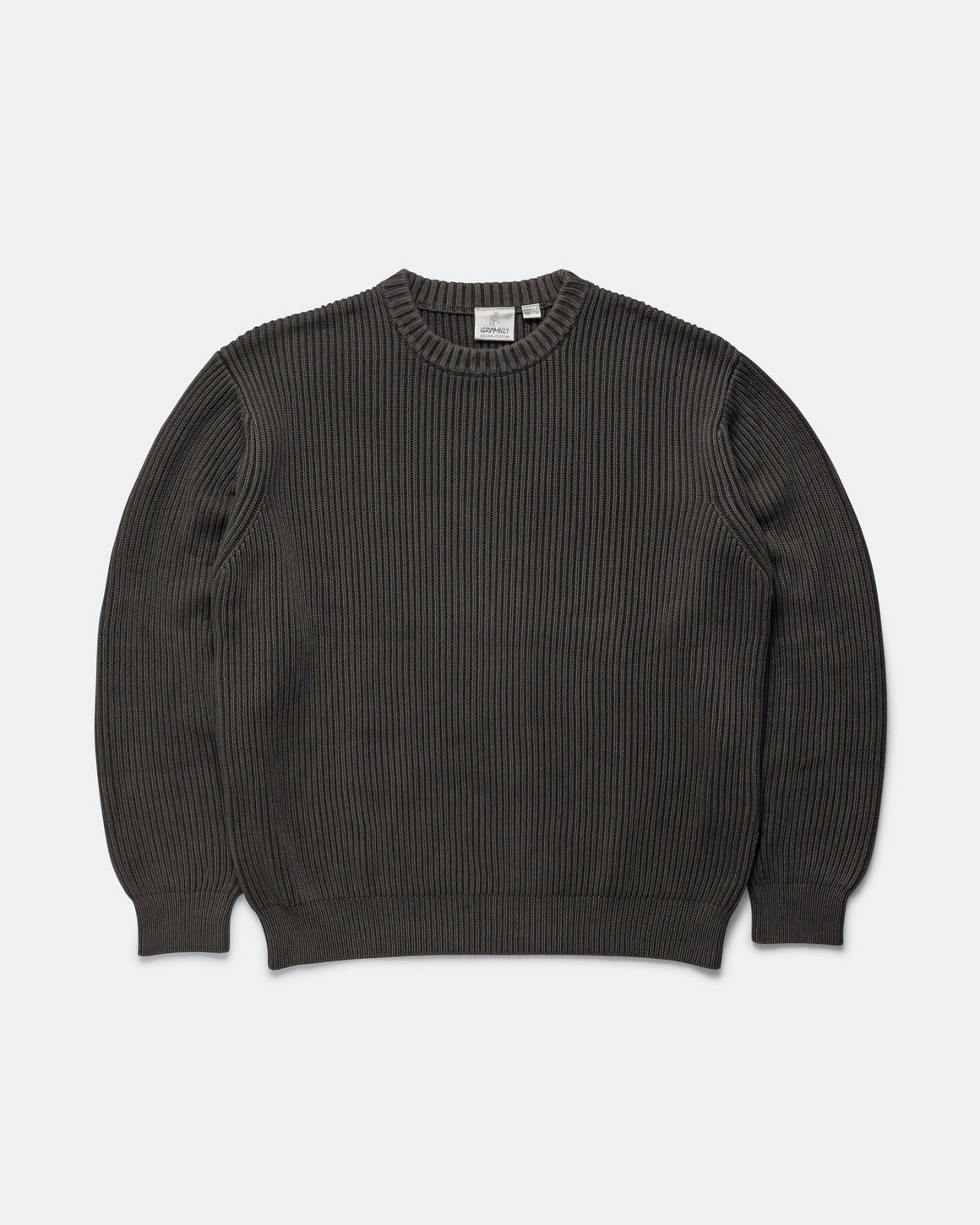Gramicci - Cotton Knit Sweater - Grey - UP THERE
