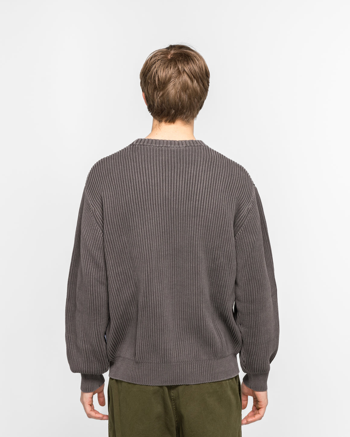 Gramicci - Cotton Knit Sweater - Grey - UP THERE