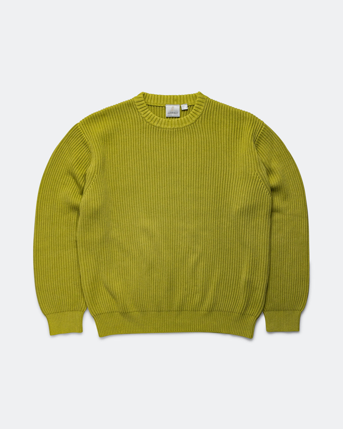 Gramicci - Cotton Knit Sweater - Mist Green - UP THERE