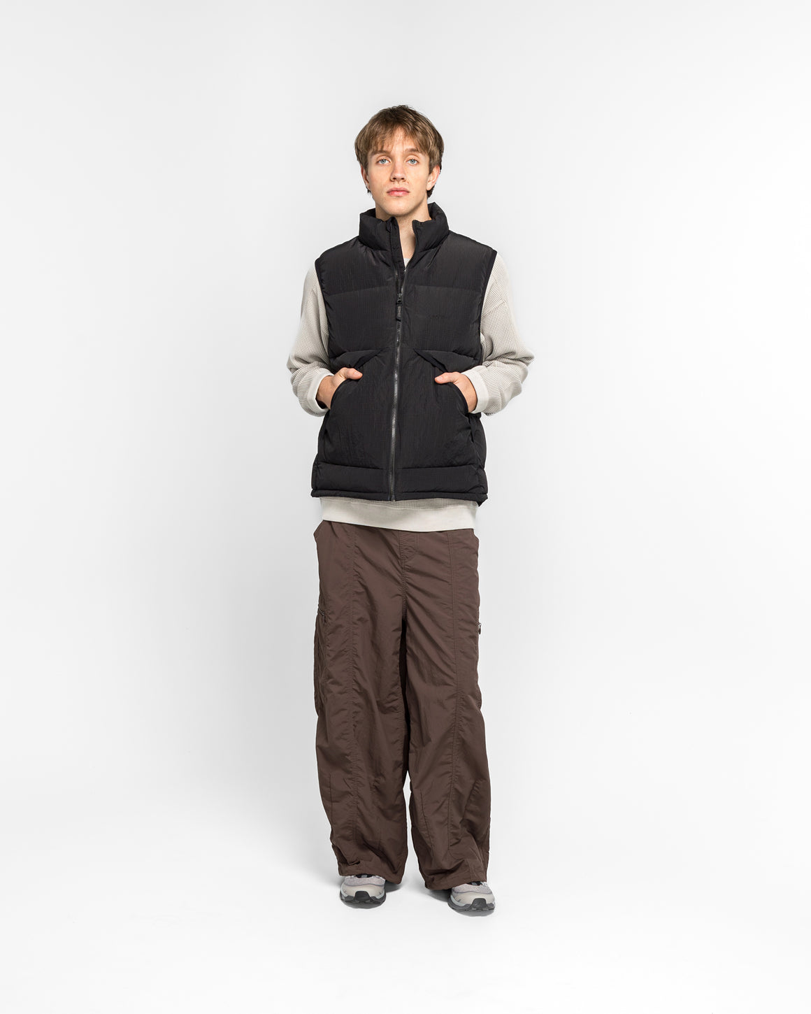 Gramicci - Down Puffer Vest - Black - UP THERE