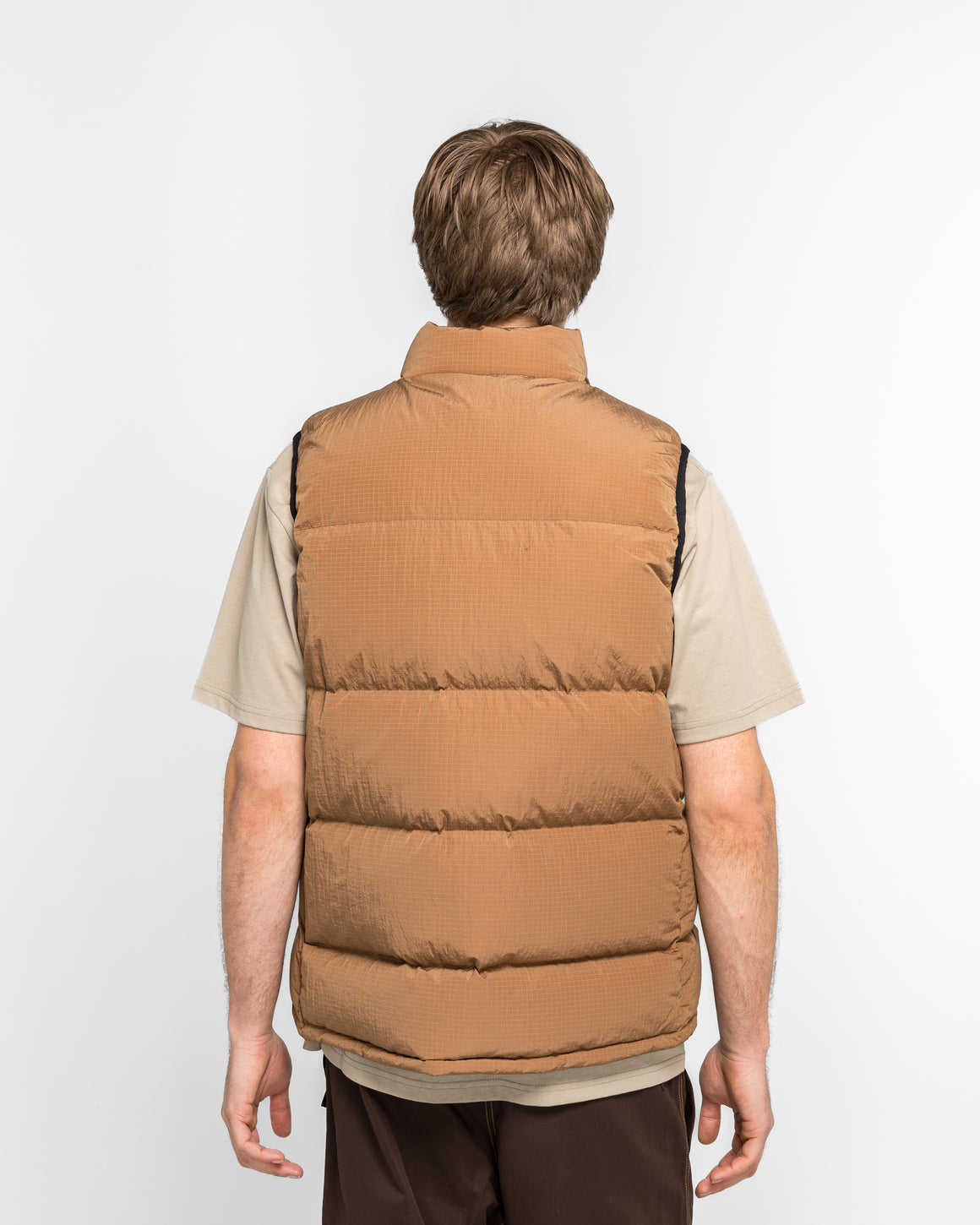 Gramicci - Down Puffer Vest - Brown - UP THERE