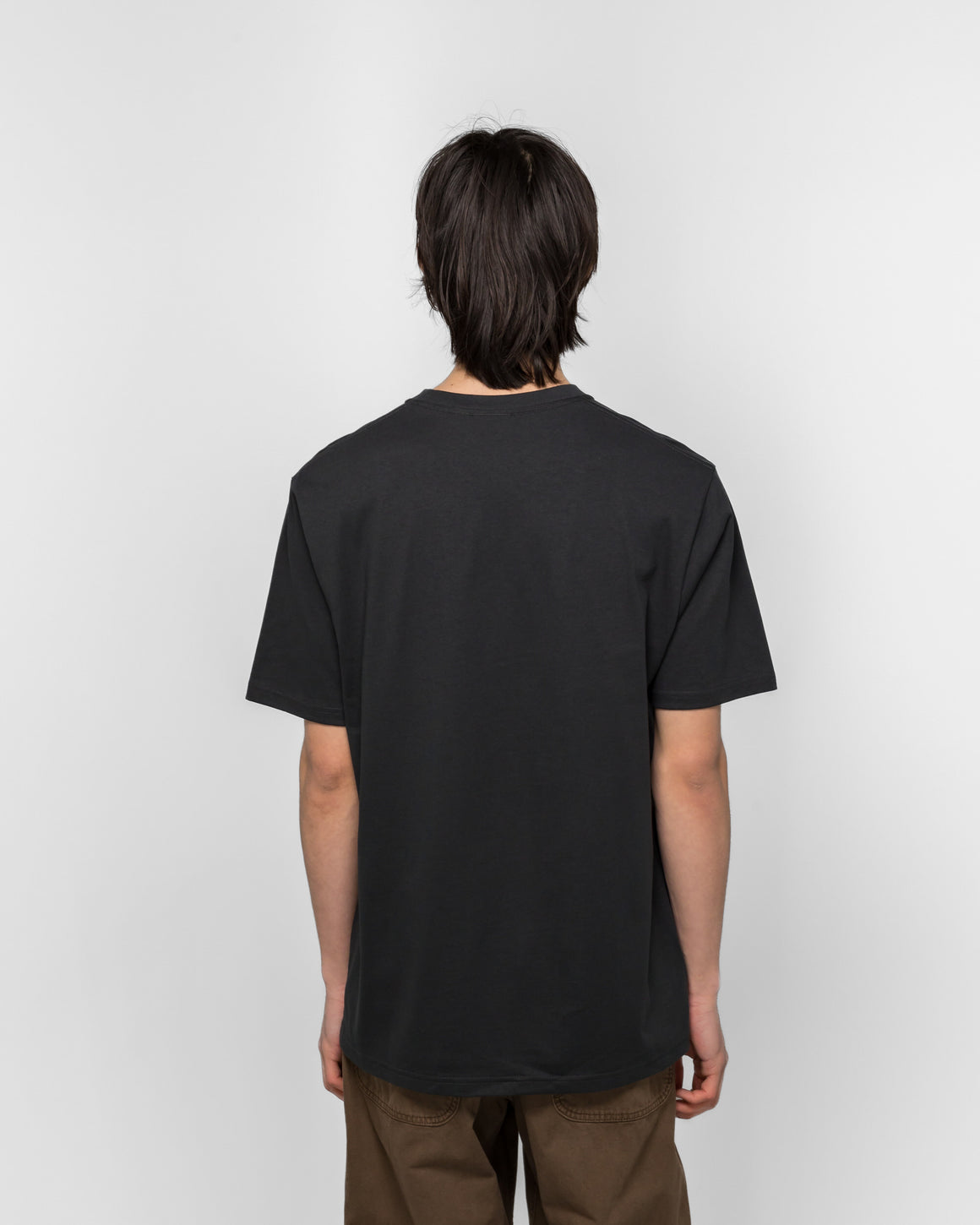 Gramicci - Flames Tee - Vintage Black - UP THERE
