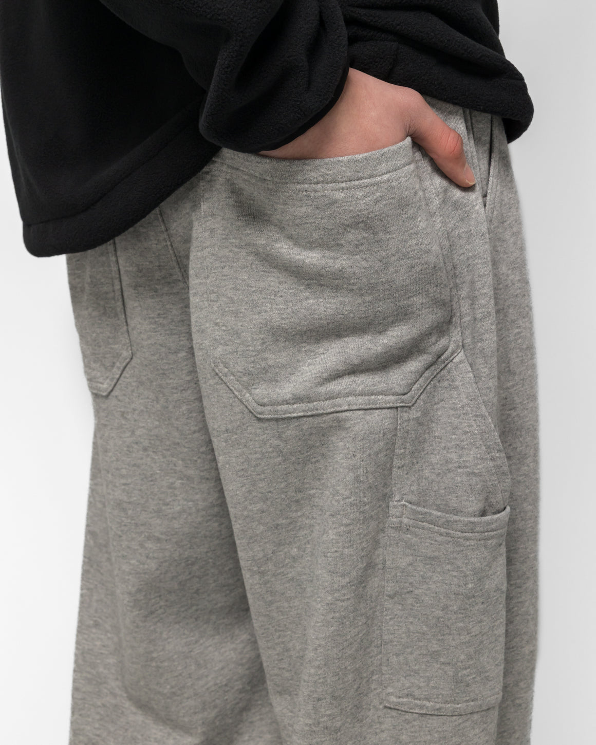 Gramicci - Fleece Carpenter Pant - Heather - UP THERE