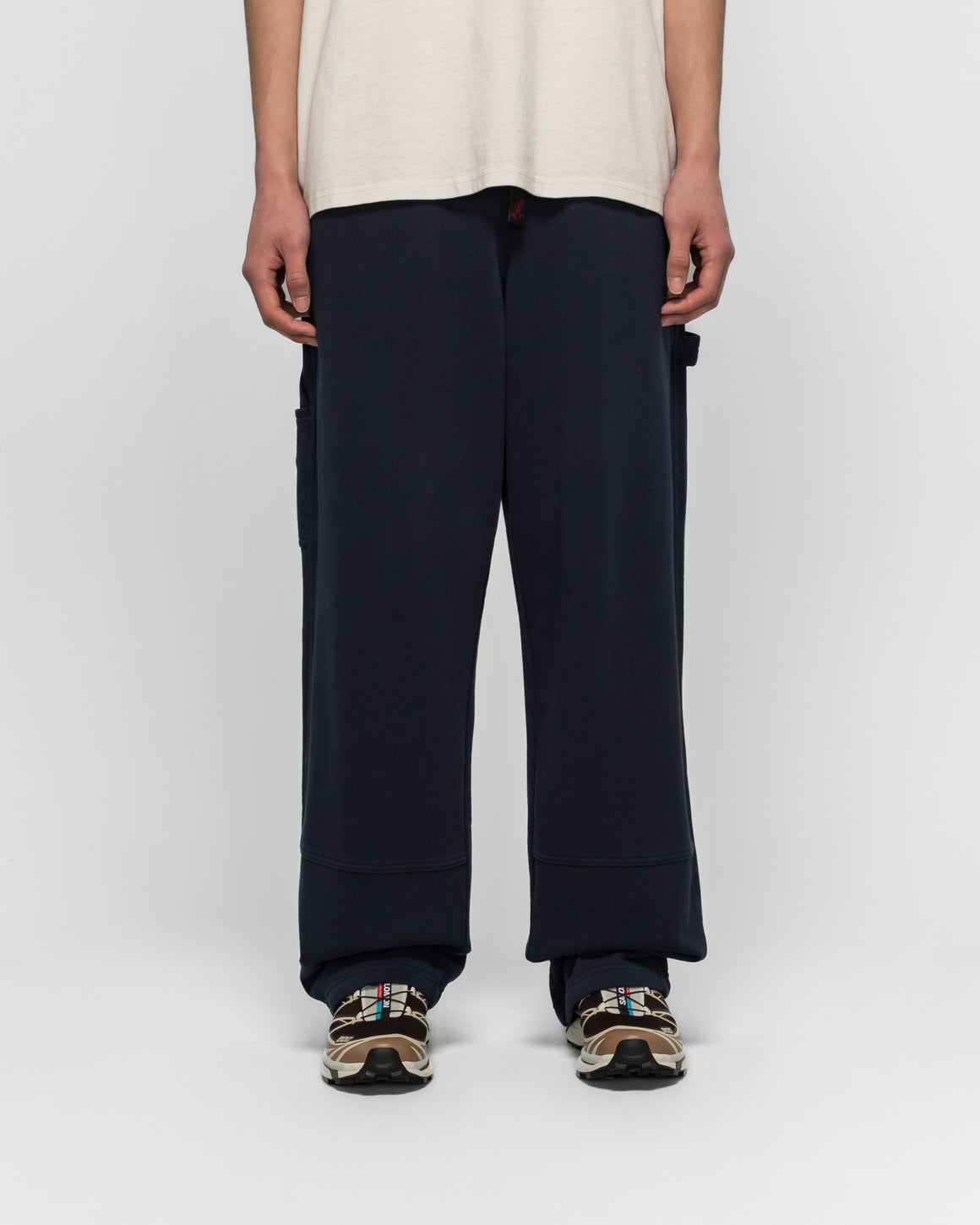 Gramicci - Fleece Carpenter Pant - Navy - UP THERE