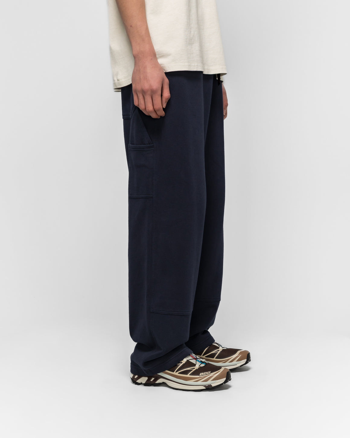 Gramicci - Fleece Carpenter Pant - Navy - UP THERE