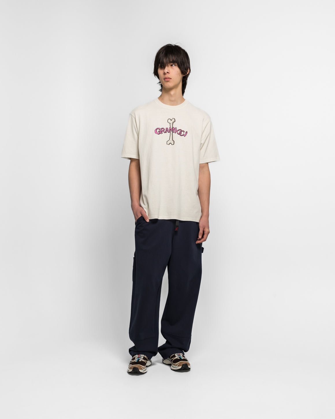 Gramicci - Fleece Carpenter Pant - Navy - UP THERE