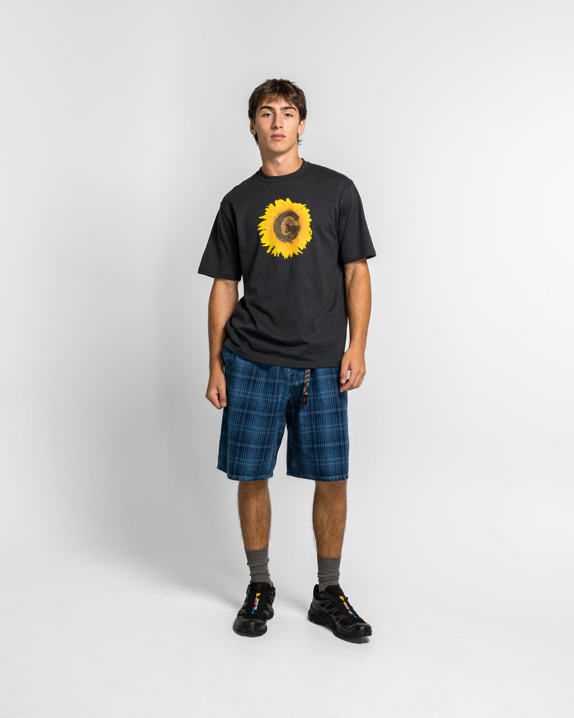 Gramicci - G-Flower Tee - Vintage Black - UP THERE