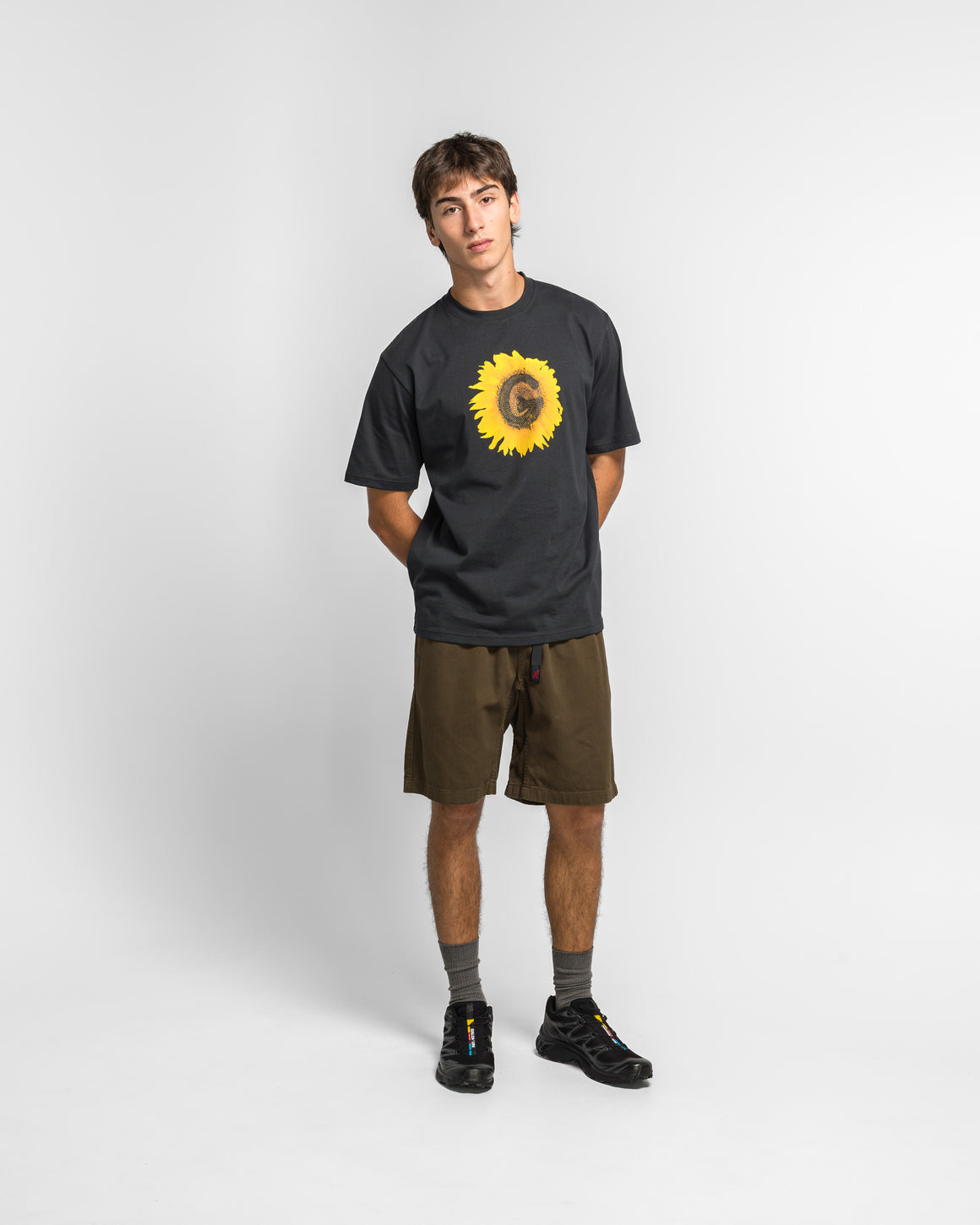 Gramicci - G-Short Pigment Dyed - Bark - UP THERE