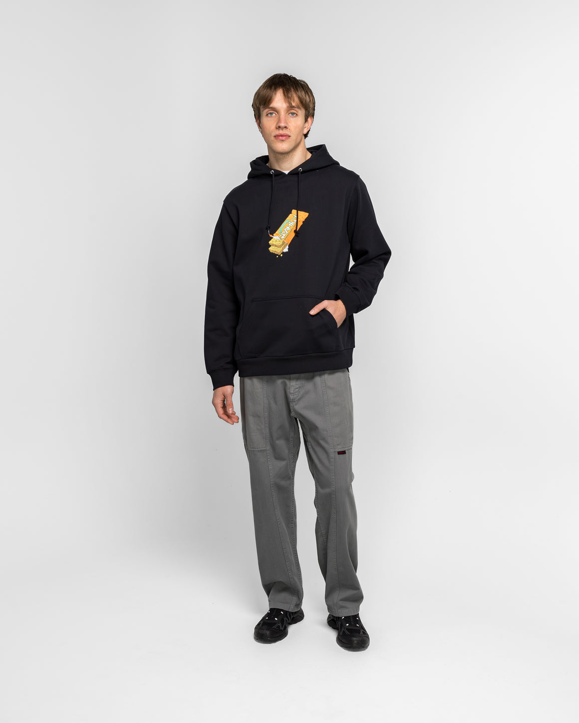 Gramicci - Granola Hooded Sweatshirt - Dark Navy - UP THERE