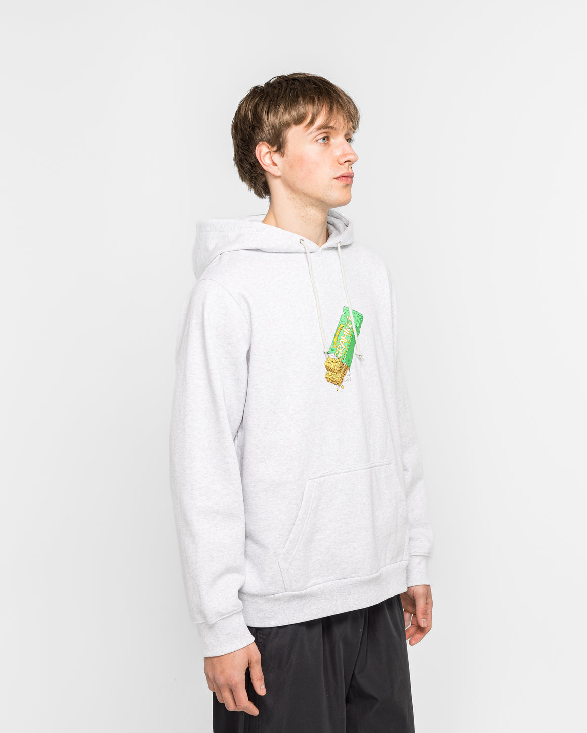 Gramicci - Granola Hooded Sweatshirt - Heather Ash - UP THERE