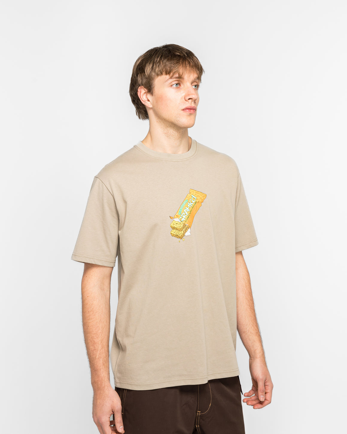 Gramicci - Granola Tee - Beige - UP THERE