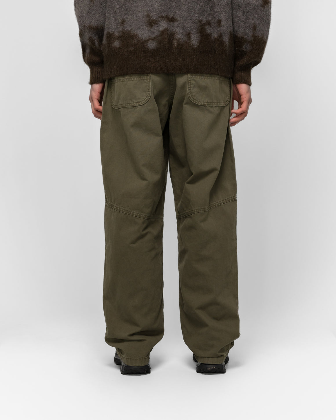 Gramicci - Hemp Canvas Double Knee Pant - Burnt Olive Pigment - UP THERE