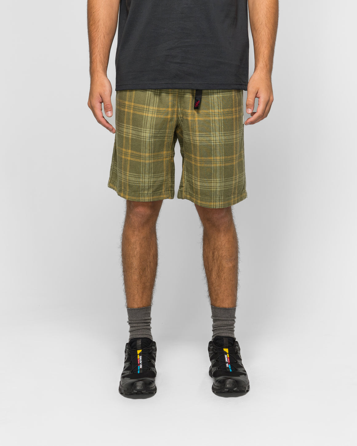 Gramicci - Hemp G-Shorts - Plaid - UP THERE