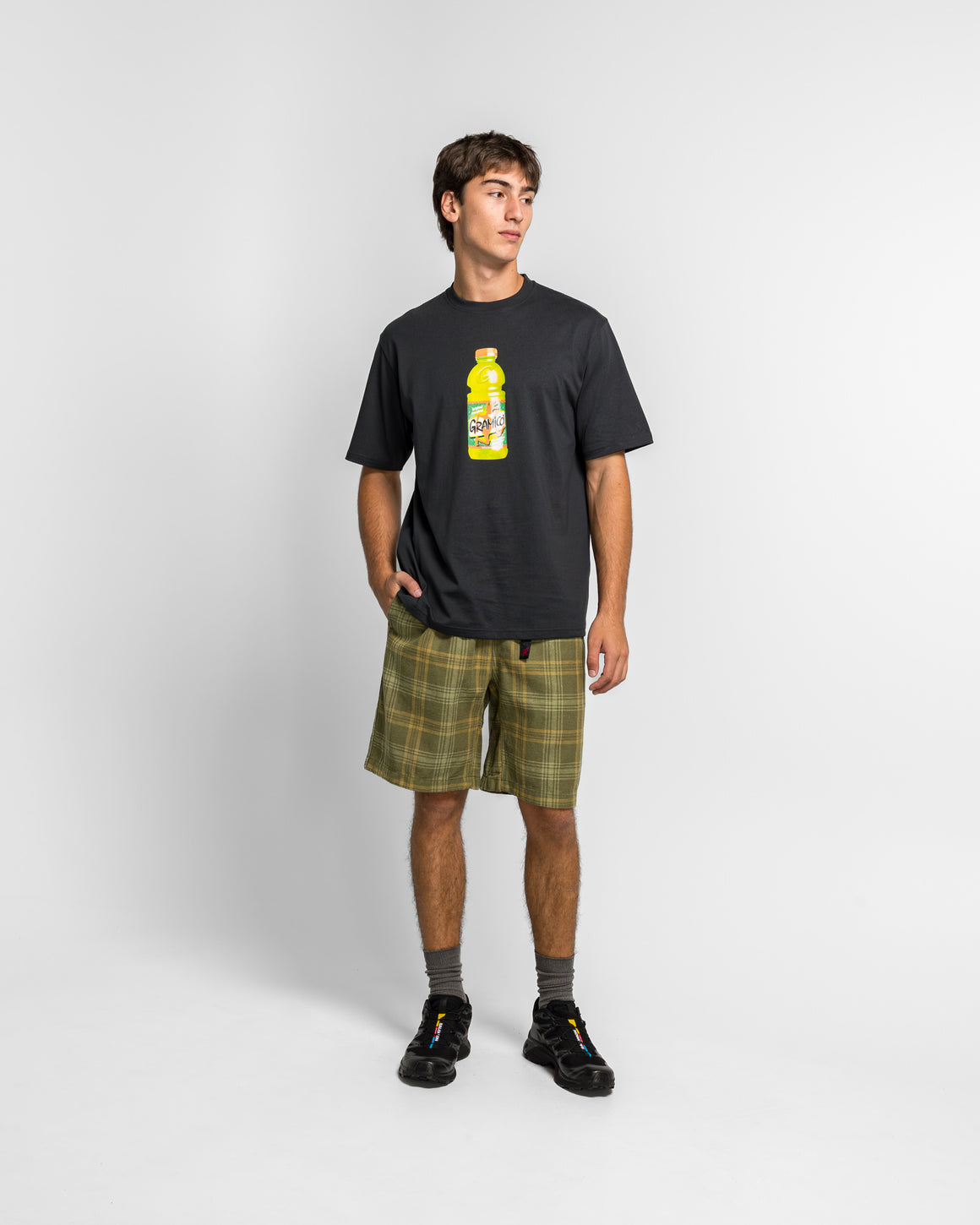 Gramicci - Hemp G-Shorts - Plaid - UP THERE