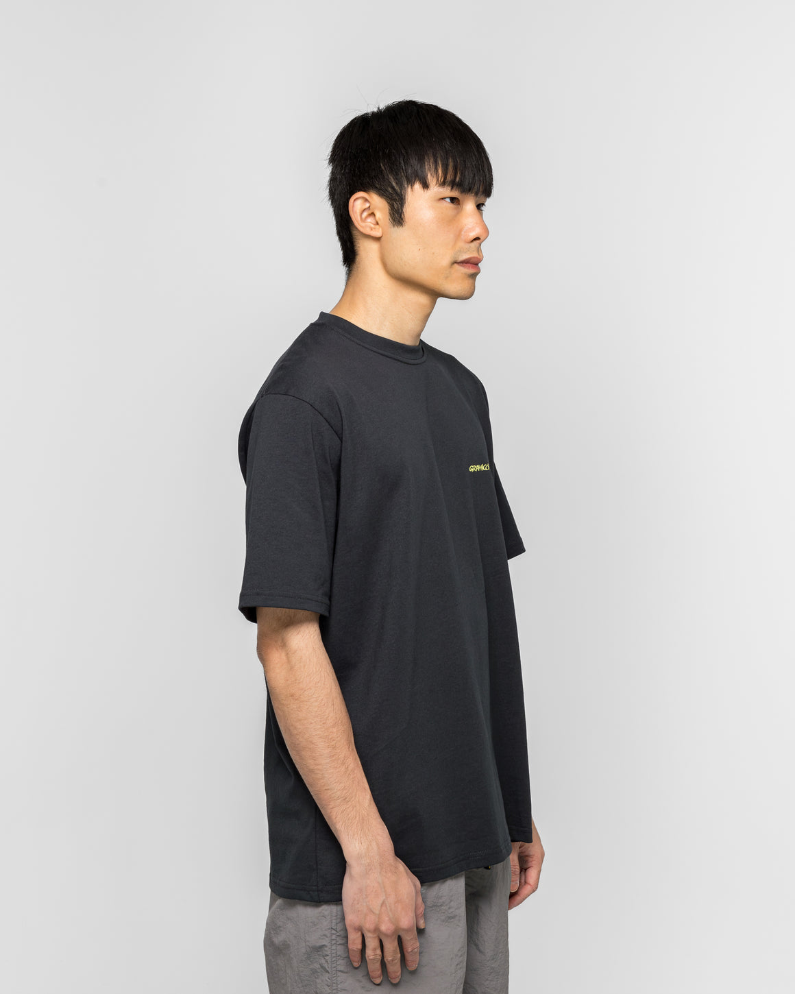 Gramicci - Hurricane Tee - Vintage Black - UP THERE