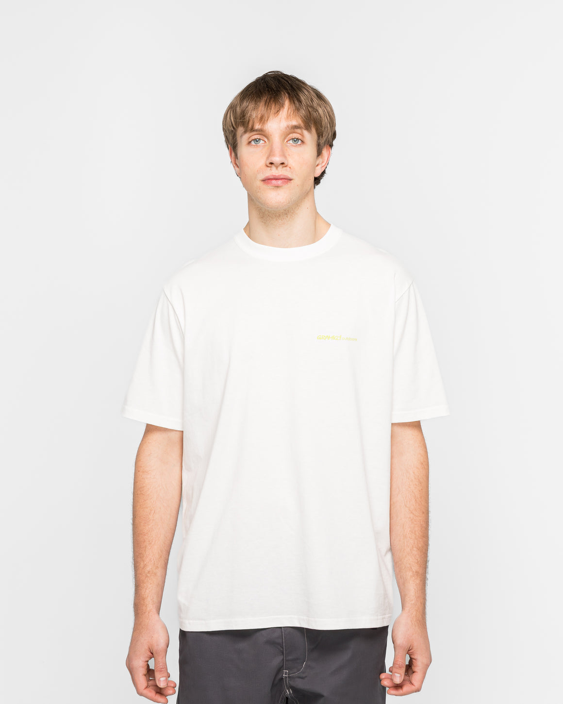 Gramicci - Hurricane Tee - White - UP THERE