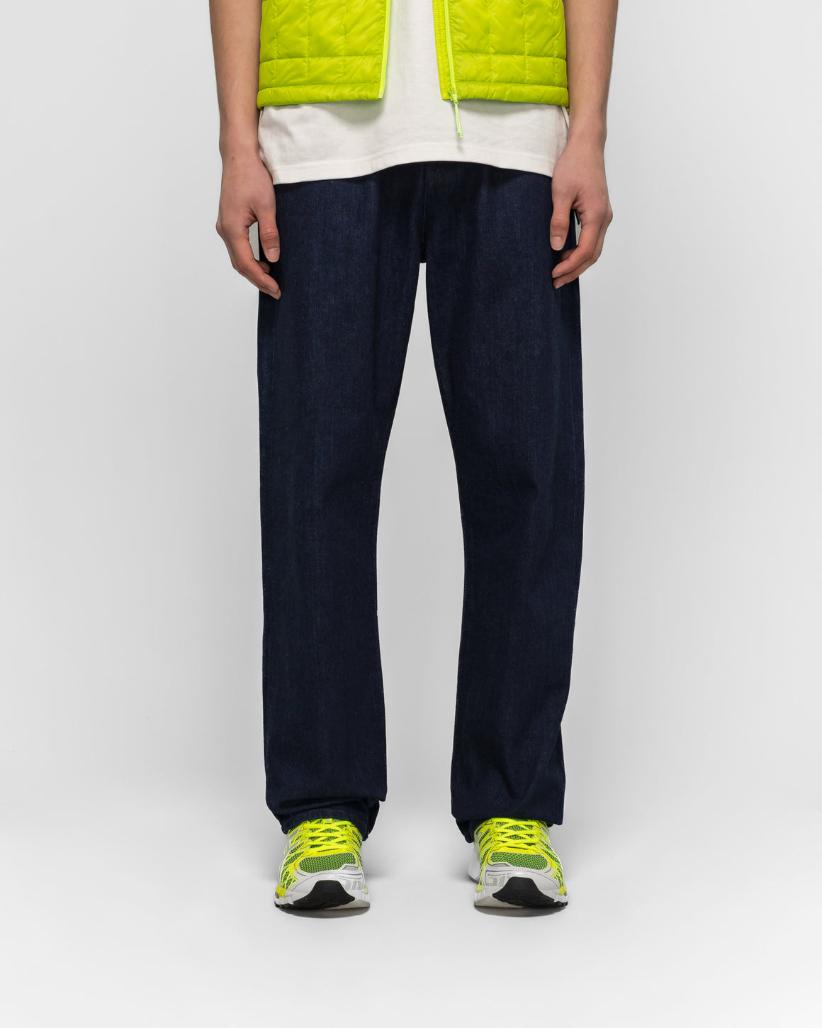Gramicci - Japanese 5-Pocket Denim Pant - Rinsed Indigo - UP THERE
