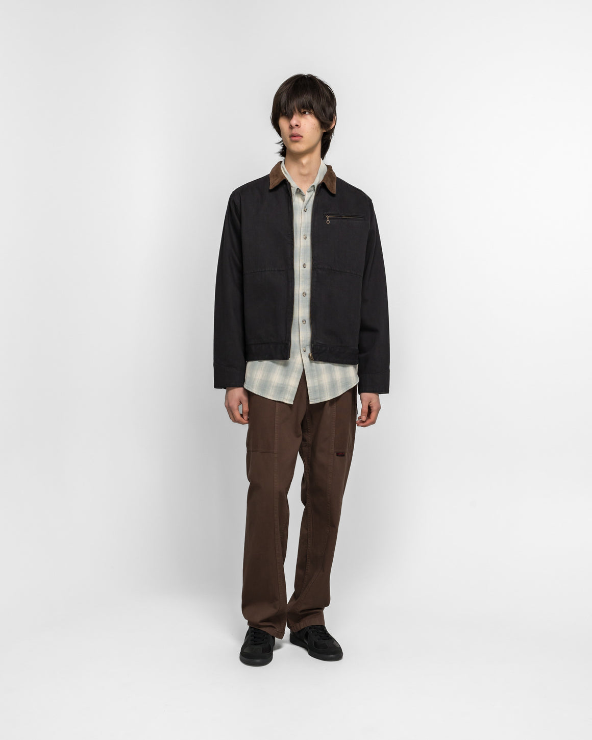 Gramicci - Japanese Denim Trucker - True Black - UP THERE
