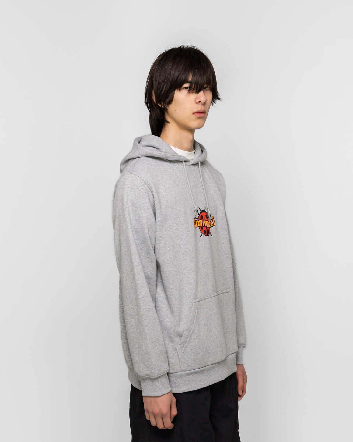 Gramicci - Ladybug Hooded Sweatshirt - Grey Heather - UP THERE