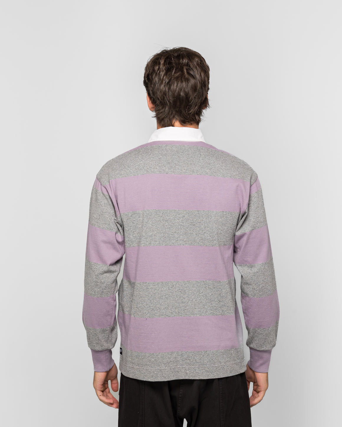 Gramicci - Lagoon Rugby Shirt - Heather/Purple - UP THERE