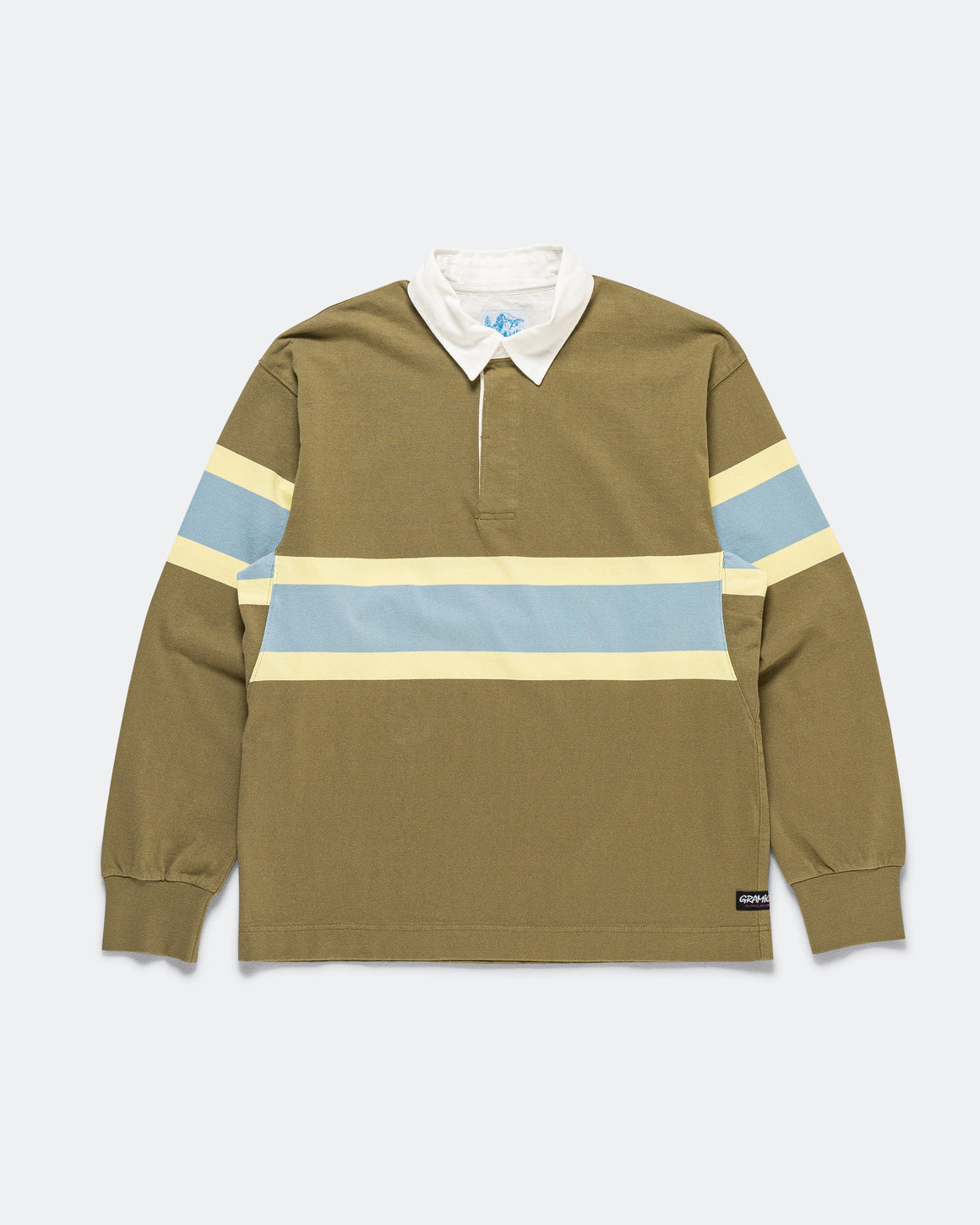 Gramicci - Langdon Rugby Shirt - Winter Olive - UP THERE