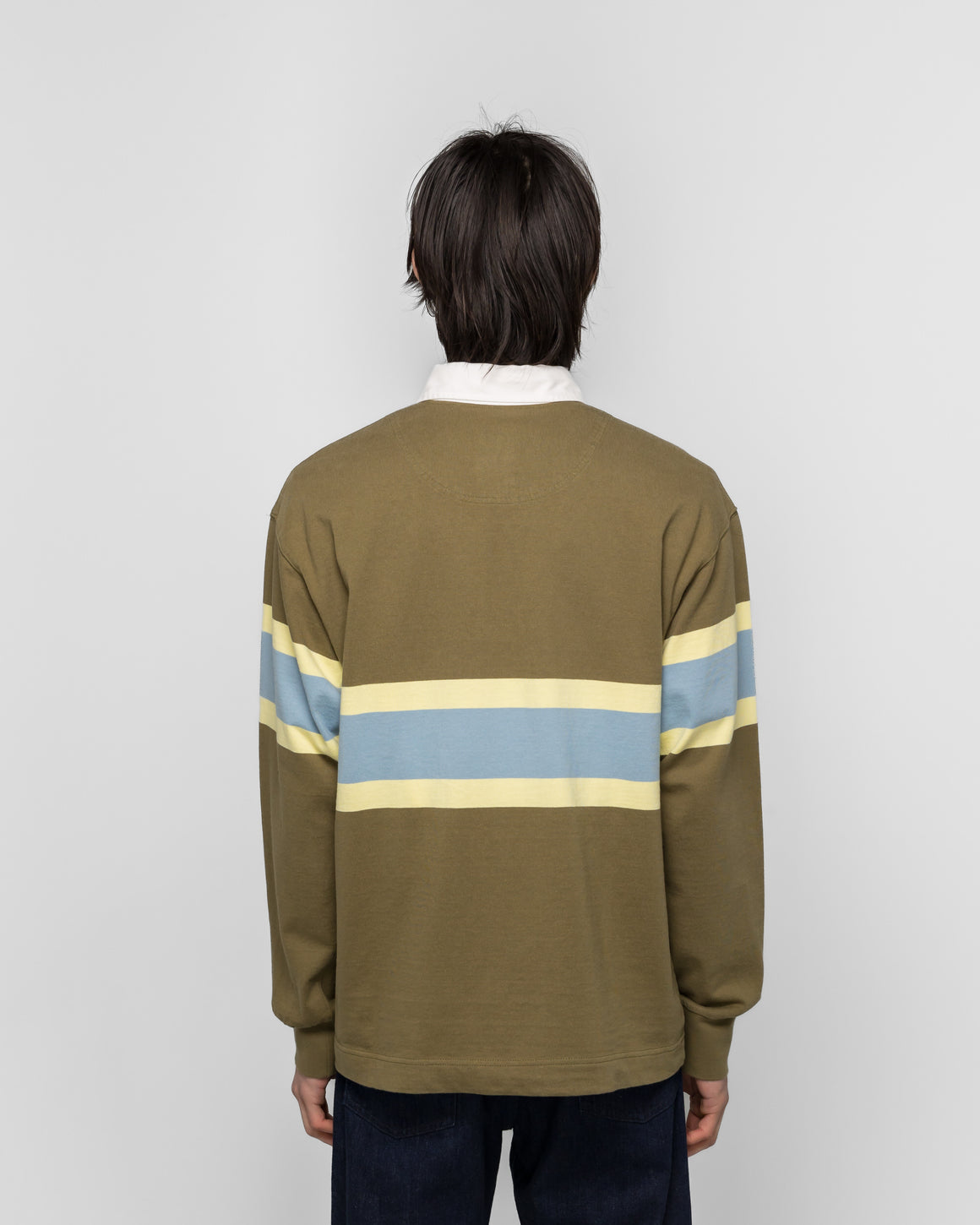 Gramicci - Langdon Rugby Shirt - Winter Olive - UP THERE